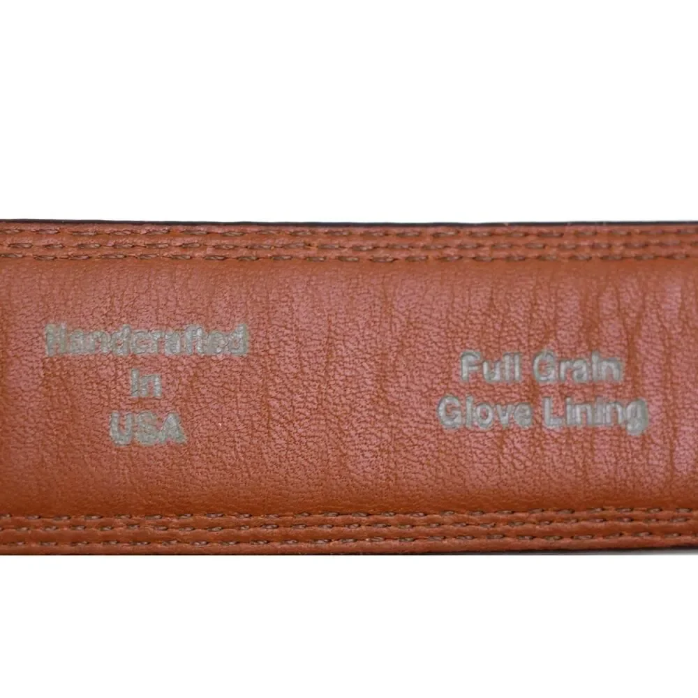 BRIGHTON BROWN GENUINE LEATHER 1 1/4